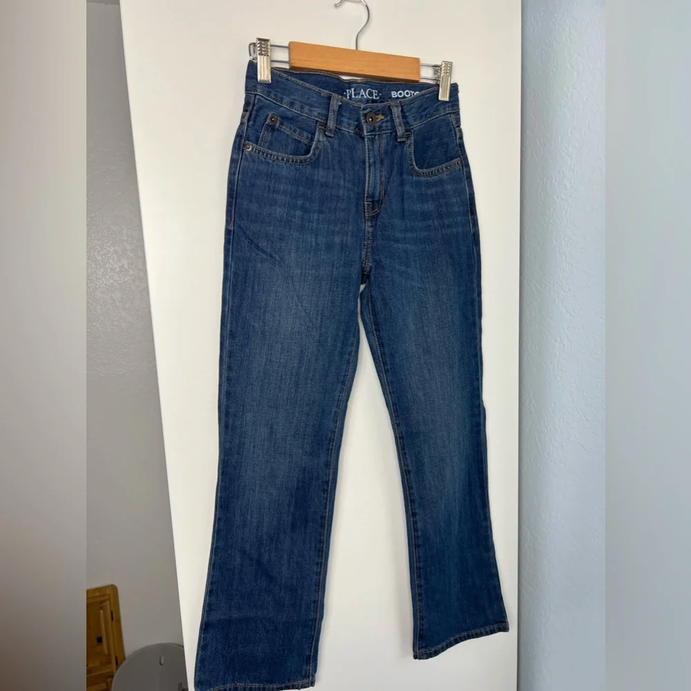 NWOT The Children's Place Boys' Basic Bootcut Jeans‎ SIZE 10